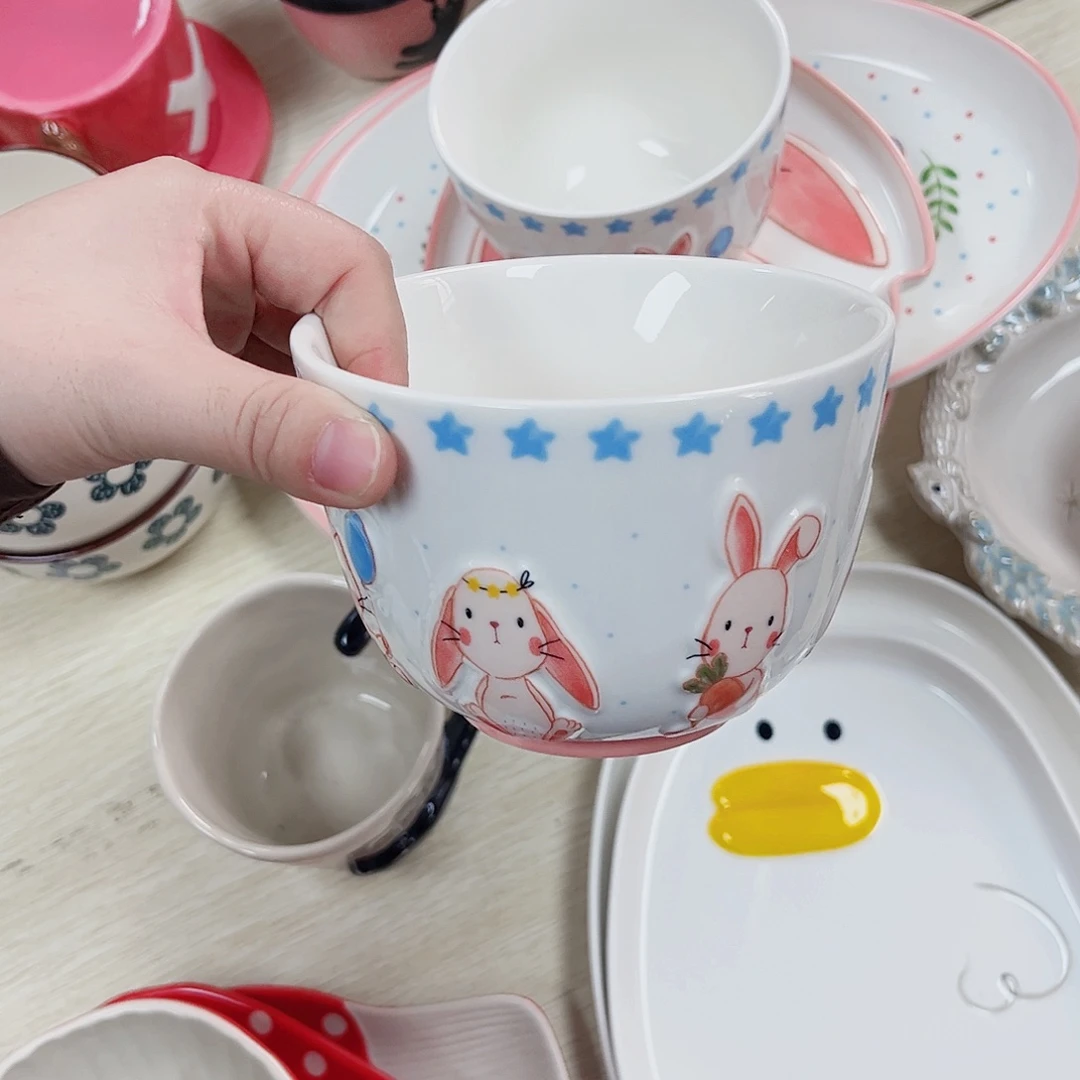 陶瓷小兔子碗陶瓷餐具系列