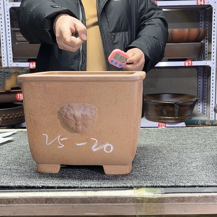 紫砂花盆李**愿紫紫好好看