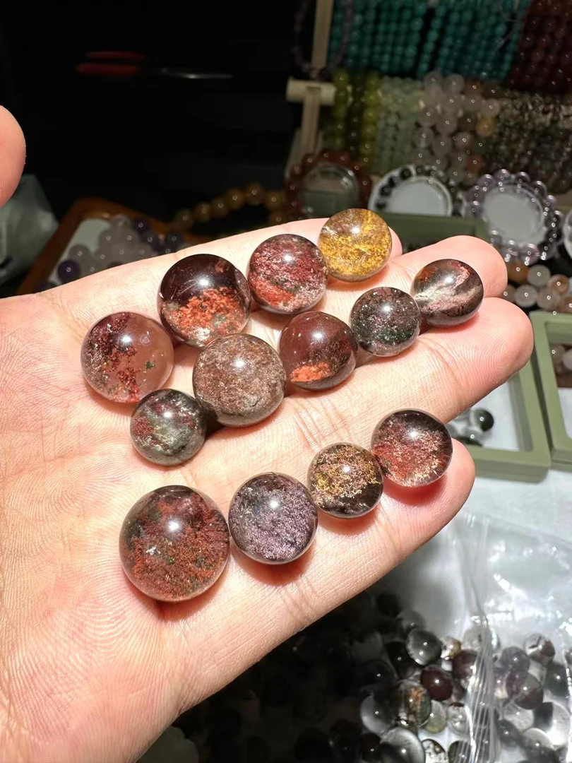 禧金珠宝 2号链接（不打孔拍此链接）天然幽灵 莫奈幽灵DIY设计单珠