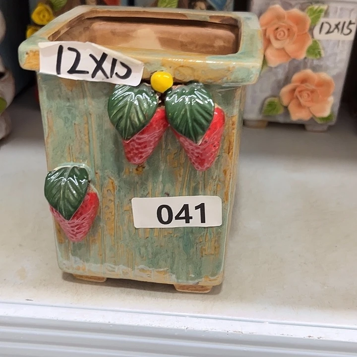 粗陶材质多肉花盆