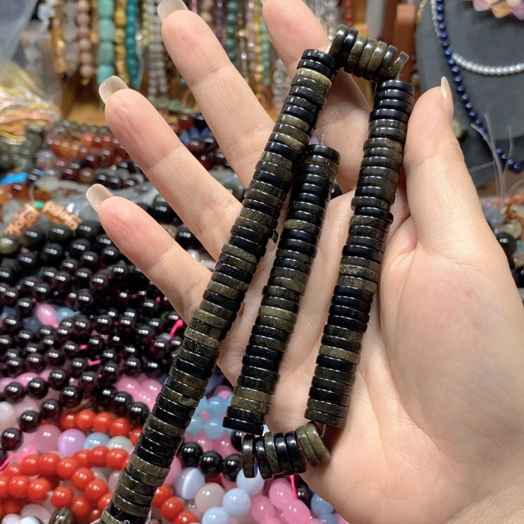 玛瑙/玉髓合金珠宝半成品金耀隔片一条卡12mm