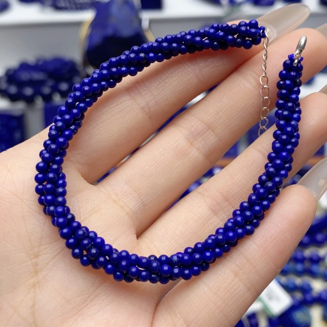 青金石未镶嵌手链