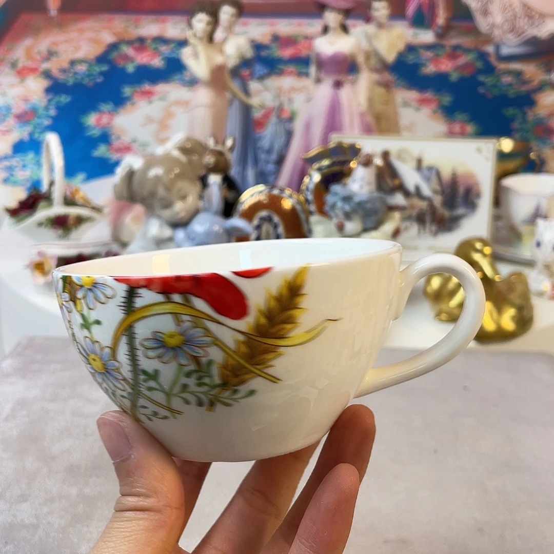 陶瓷器欧瓷咖啡杯水晶杯