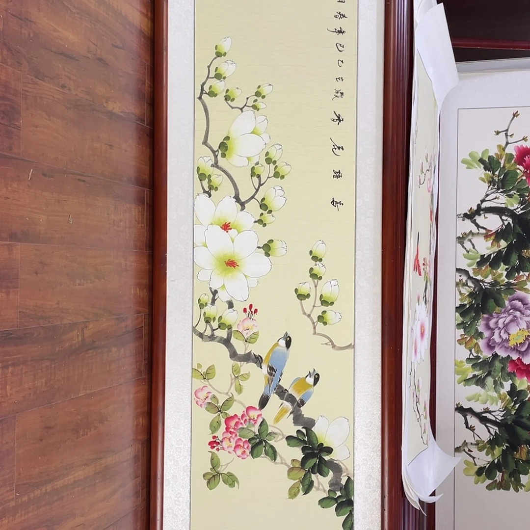 国画带框尺寸48*163厘米