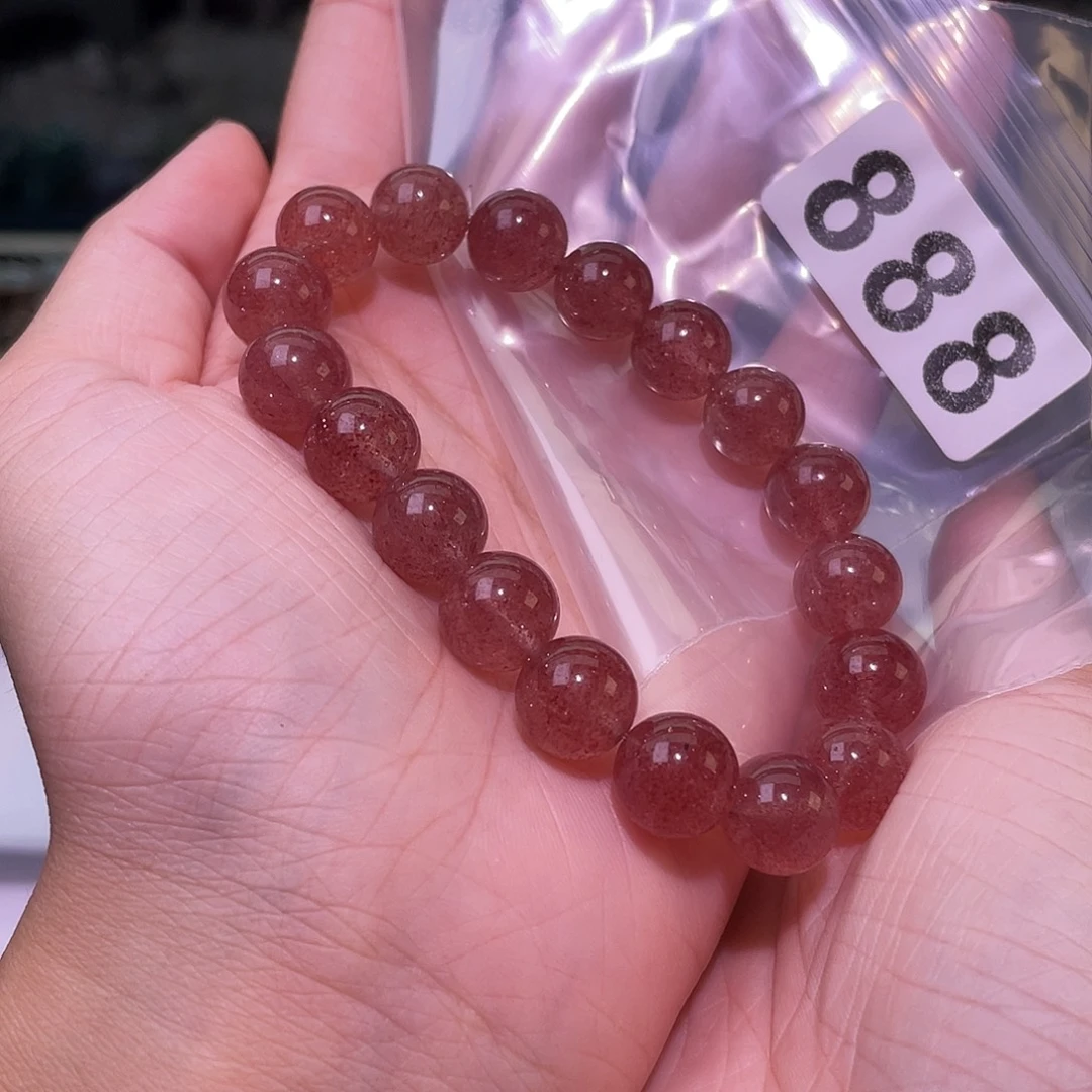 未镶嵌手链水晶888草莓晶11
