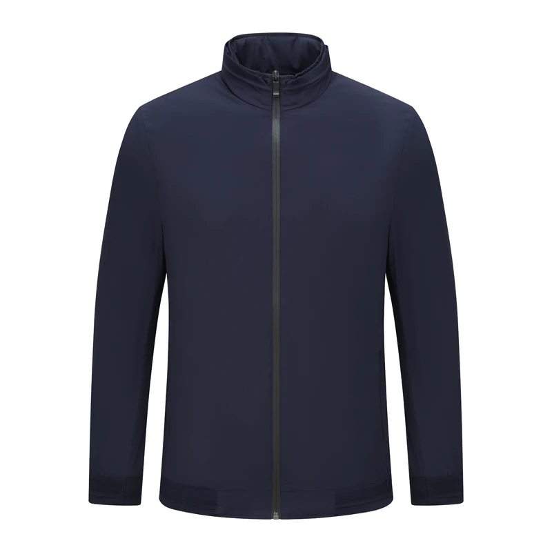 SF355圣春秋款男式夹克 拉链商务舒适休闲外套 时尚都市