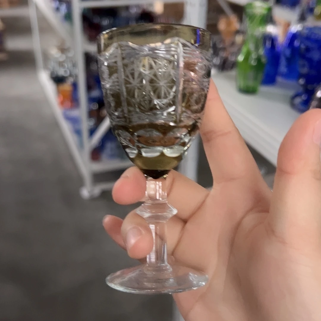手柄款水晶玻璃如图一个