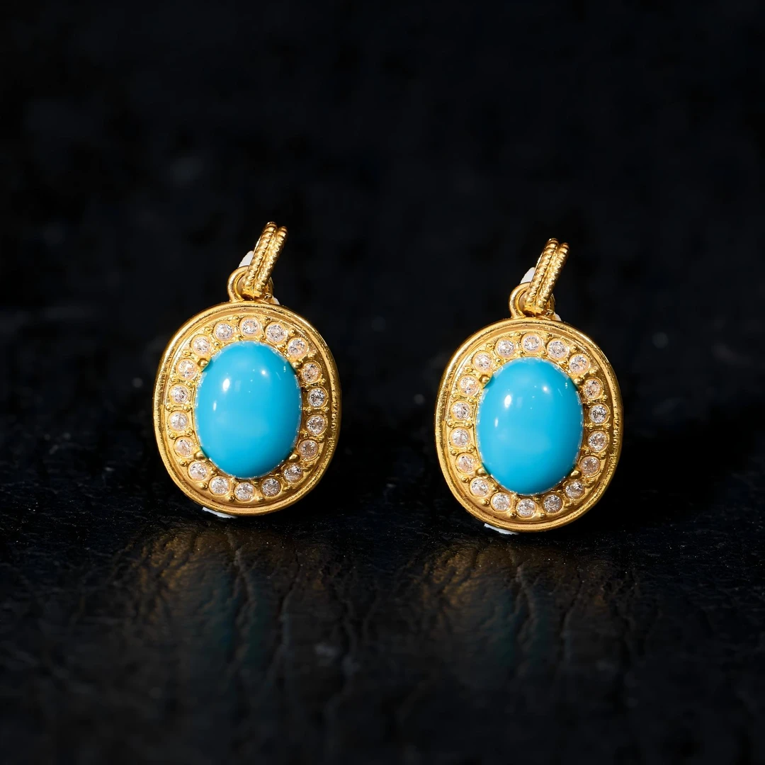 【歪歪】美松蛋面吊坠*18K金镶嵌（多样性发一）XB-H4599