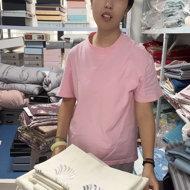 真丝长绒棉真丝白色加大锦棉