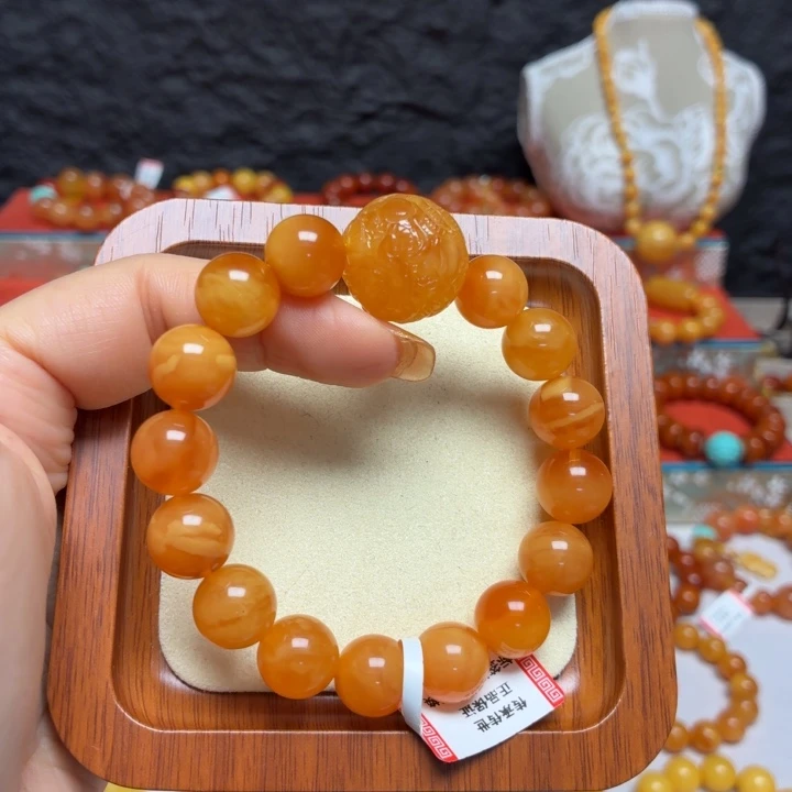 蜜蜡未镶嵌手链手串