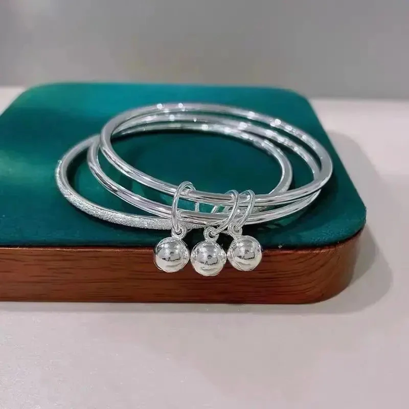 三生三世铃铛手镯足银999小众非遗设计时尚感情人节送女友礼物