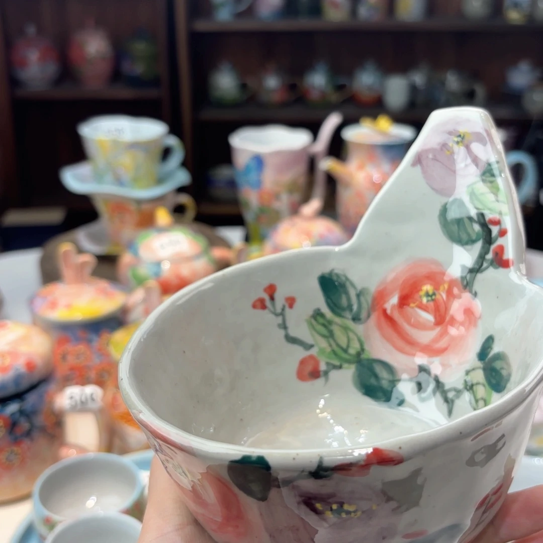 景德镇手绘高温釉下彩陶瓷茶具