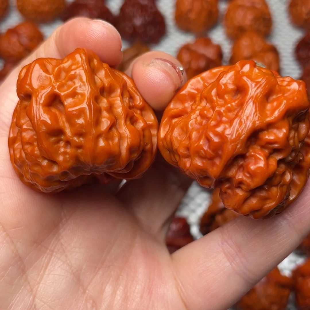 桃核吊坠文玩核桃 手把件 蛤蟆头 39