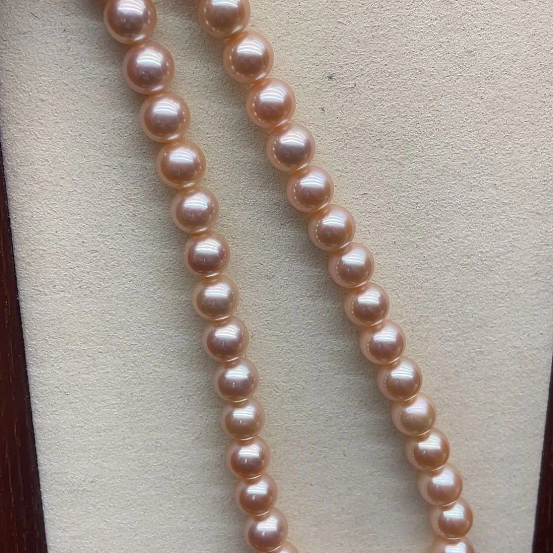 颈饰银S925镶嵌淡水珍珠