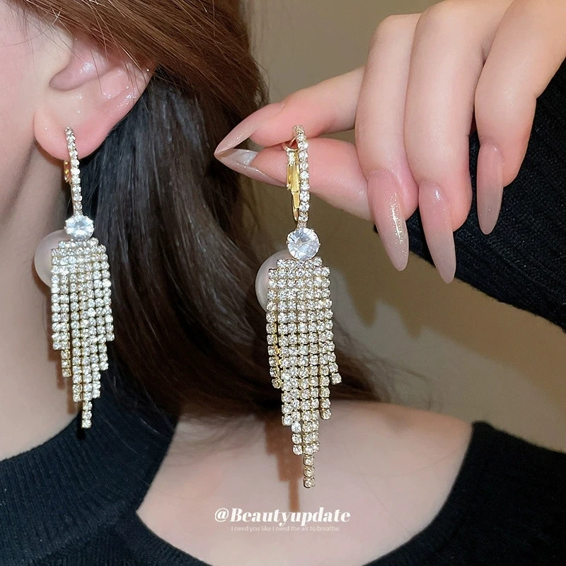 铜合金耳饰 【Q25】气质轻奢百搭简约简约优雅精致网红设计师耳环