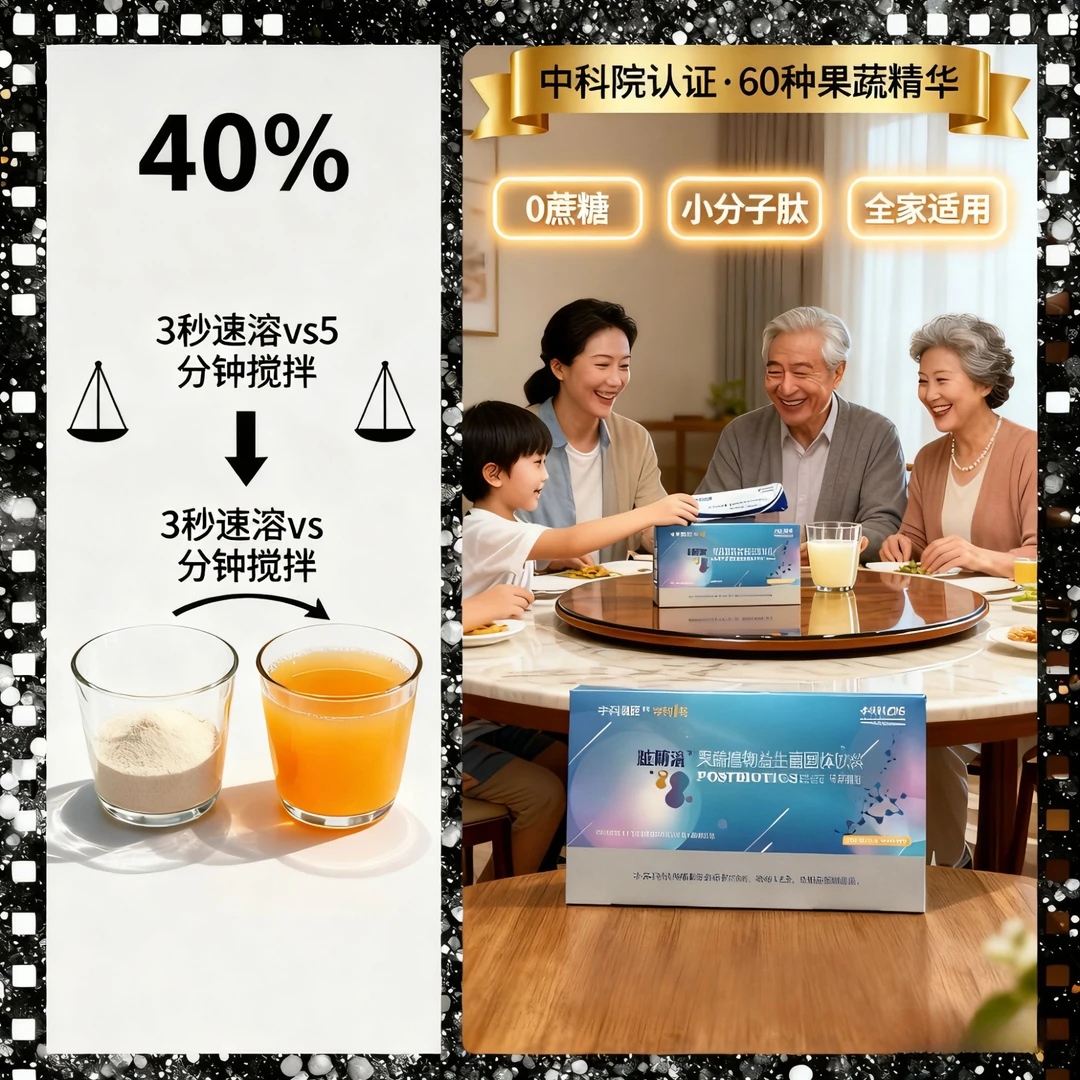 中科院成人肠道益生菌 健身复合肠胃瘦子含膳食纤维菊粉30000亿