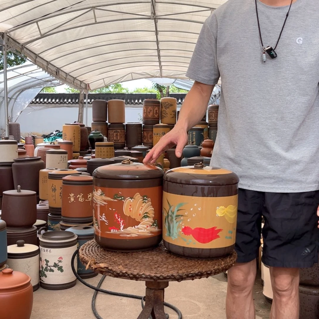 紫砂茶叶罐7 饼茶叶罐