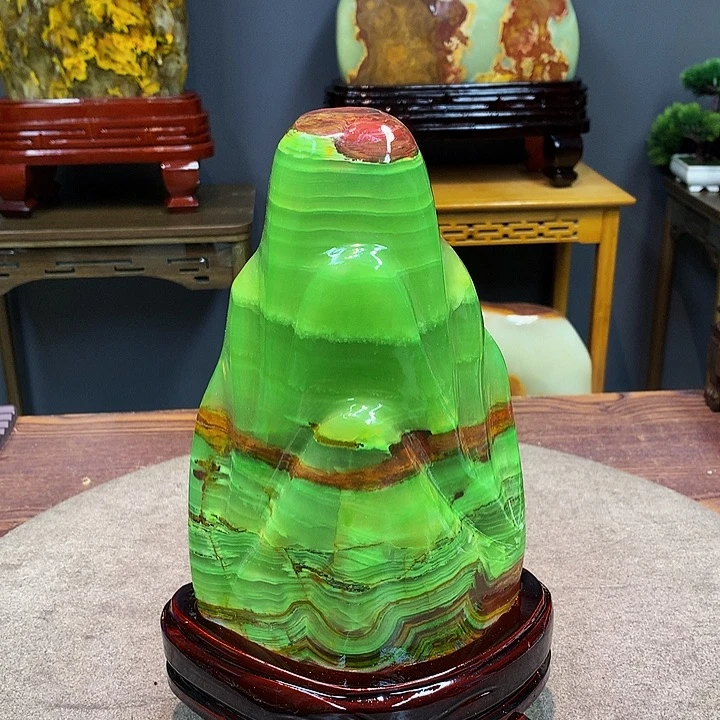 石材靠山摆件家居