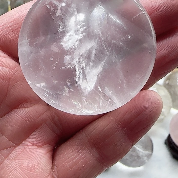 水晶圆盘未镶嵌天然