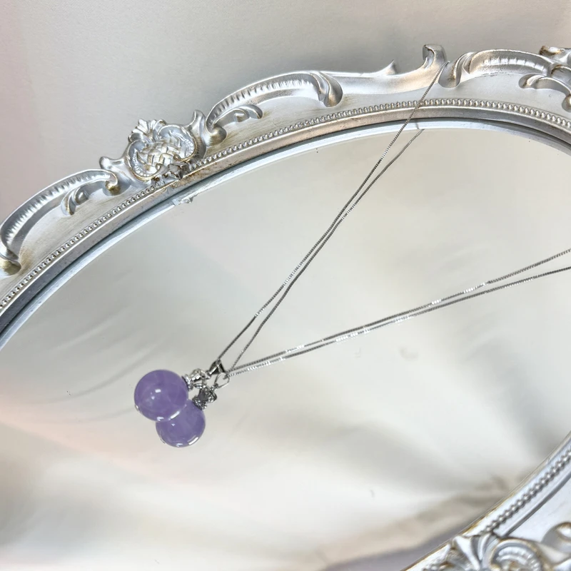 天然紫水晶吊坠 17mm