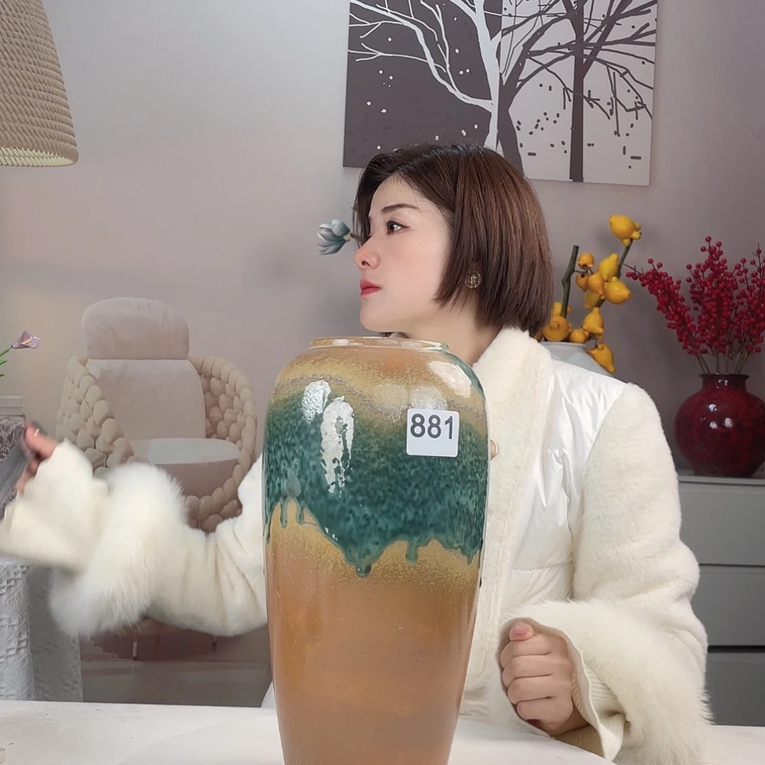 摆件881 微瑕景德镇陶瓷艺术精品