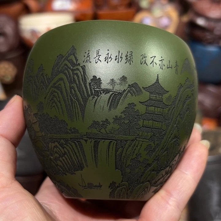 茶杯紫砂宜兴紫砂主人杯