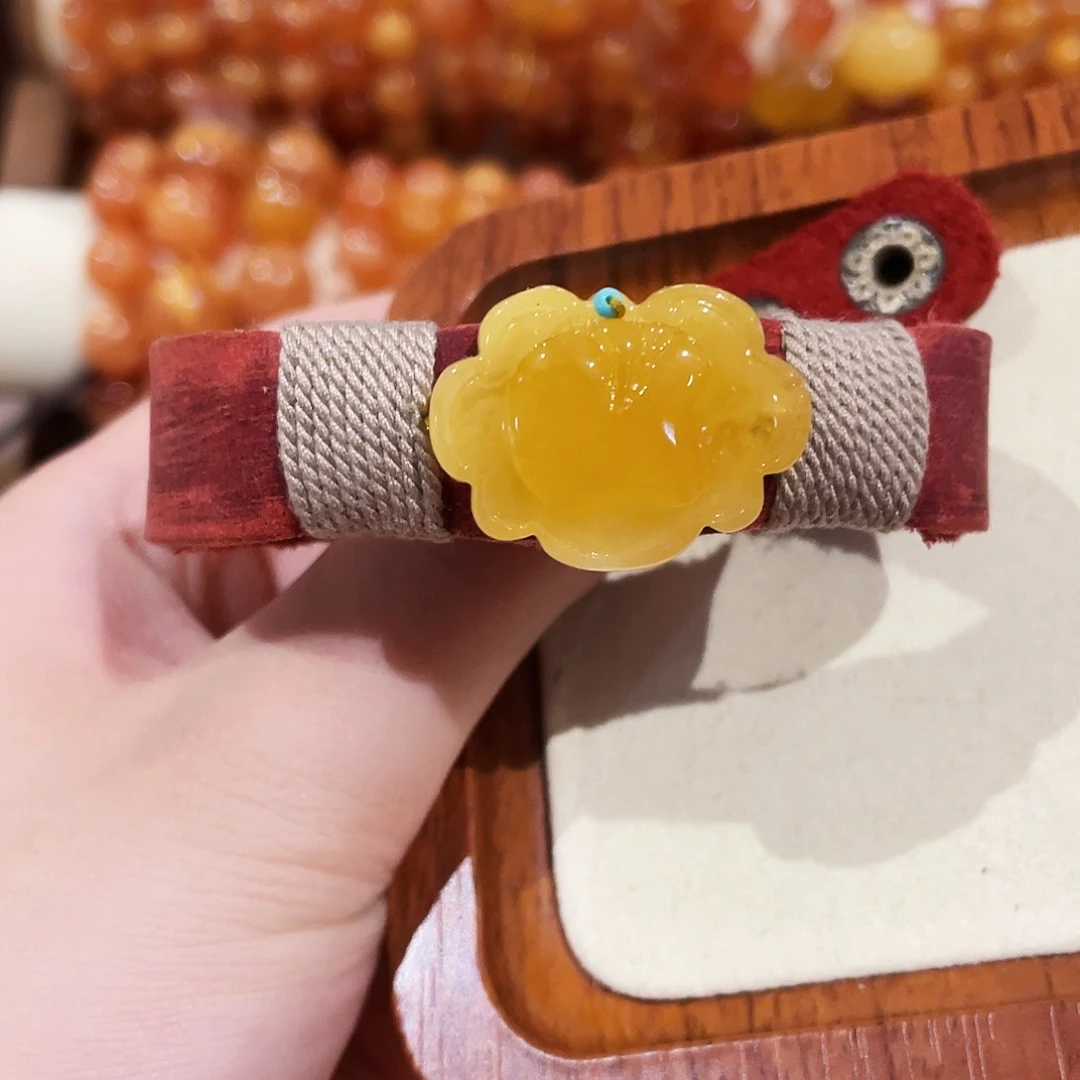 手链蜜蜡未镶嵌手串
