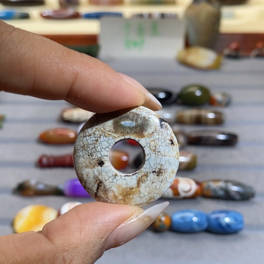 茶***寻玛瑙/玉髓颈饰合金