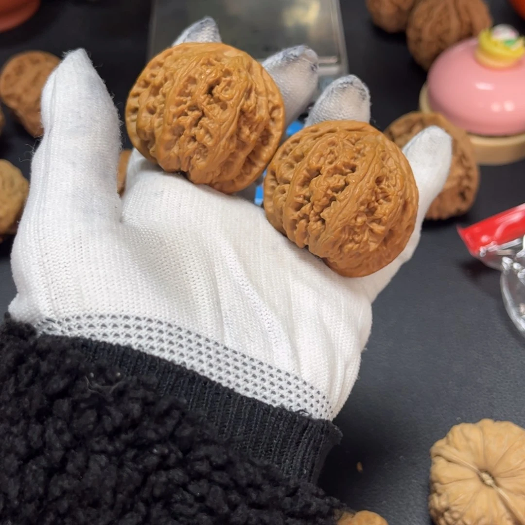 文玩核桃把件随**扬45全品粗筋115