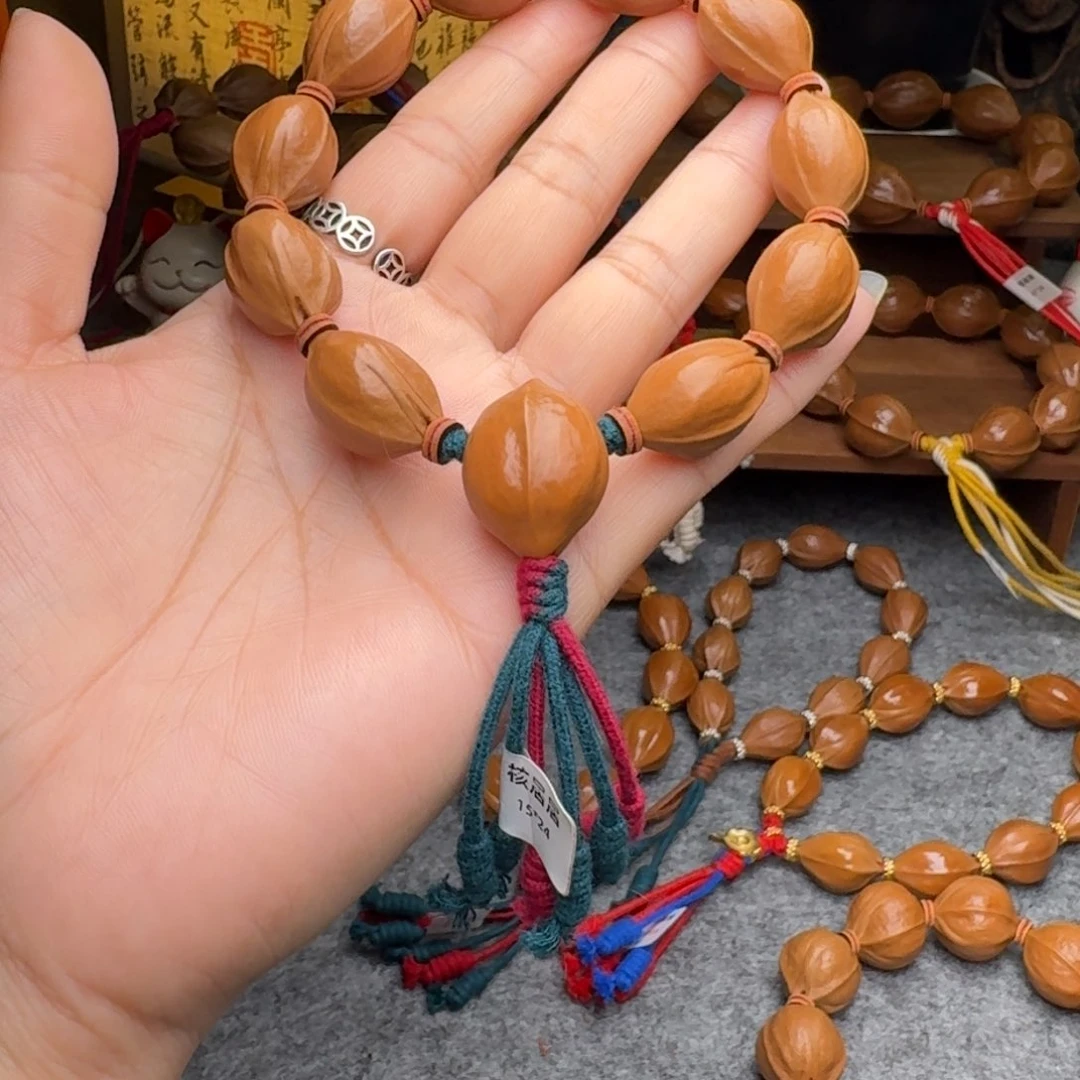 橄榄核手串景**集15*24短圆正宗梅林铁核