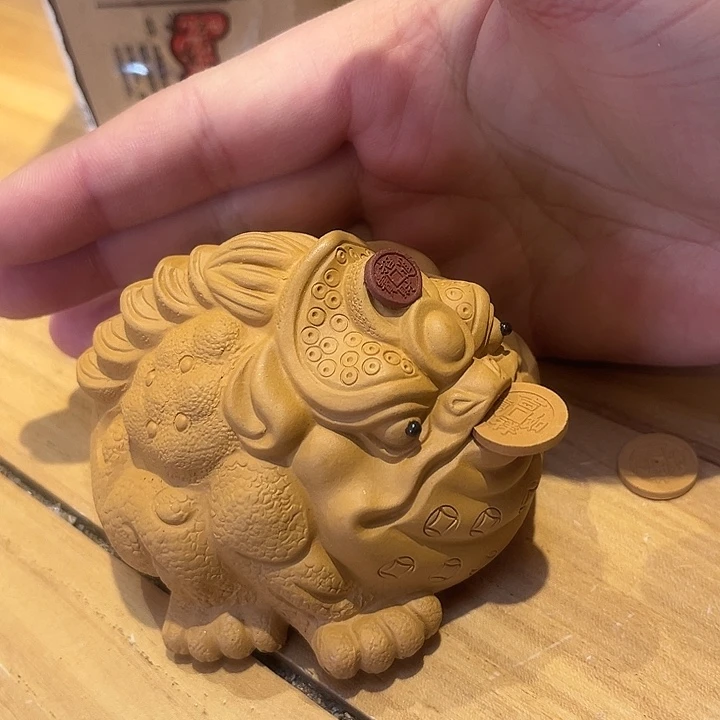 紫砂茶宠紫砂金蟾