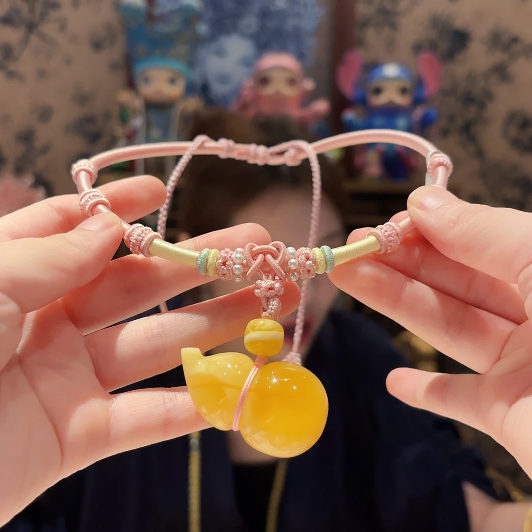 未镶嵌颈饰蜜蜡颈饰