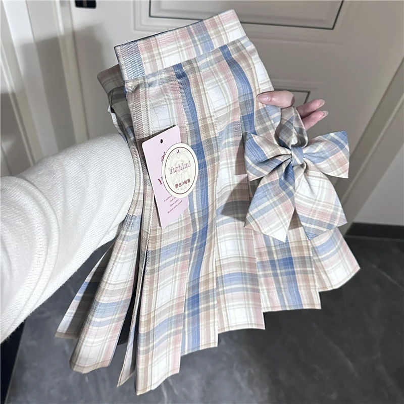 人间月 正品原创jk正版格裙制服短裙校供学生半身裙百褶裙学院