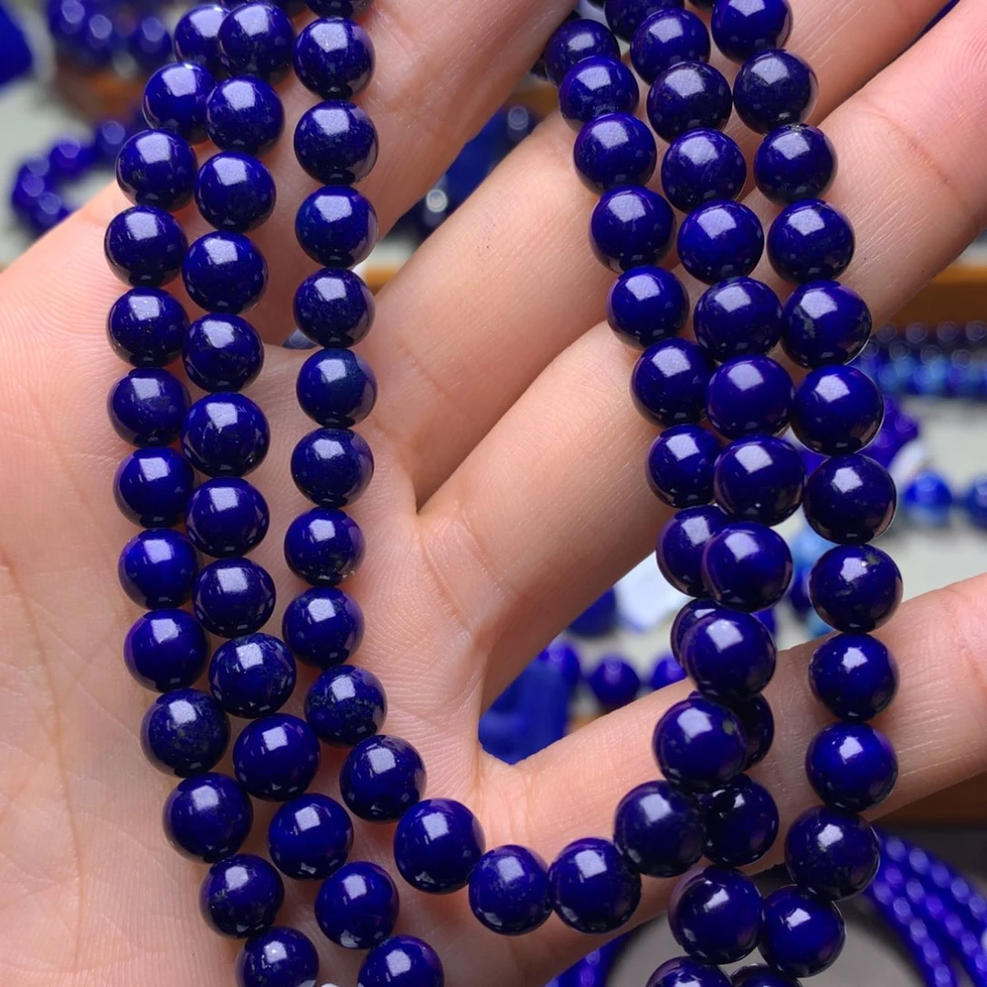 青金石手串未镶嵌6.5mm473