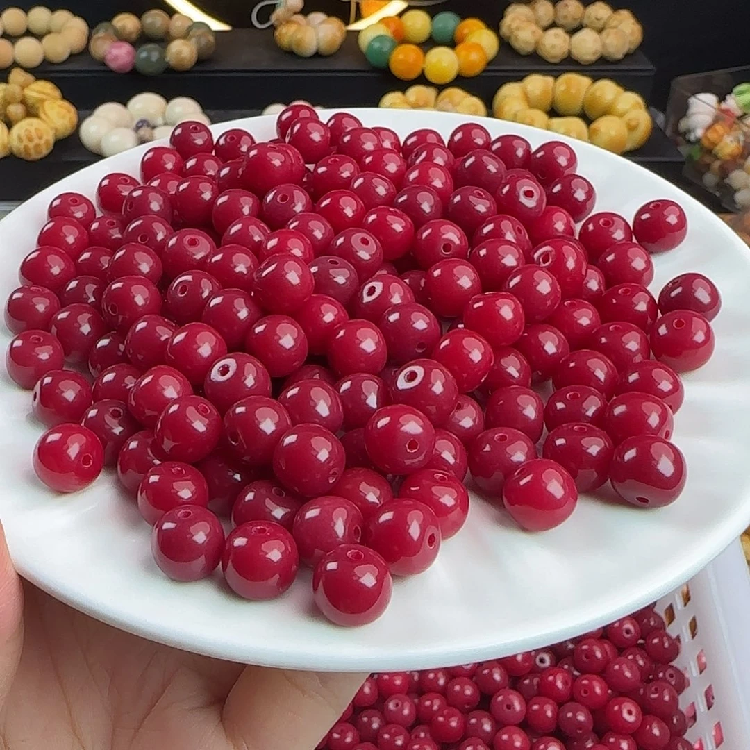 手串菩提根/象牙果卡10红色苹果桶1000颗