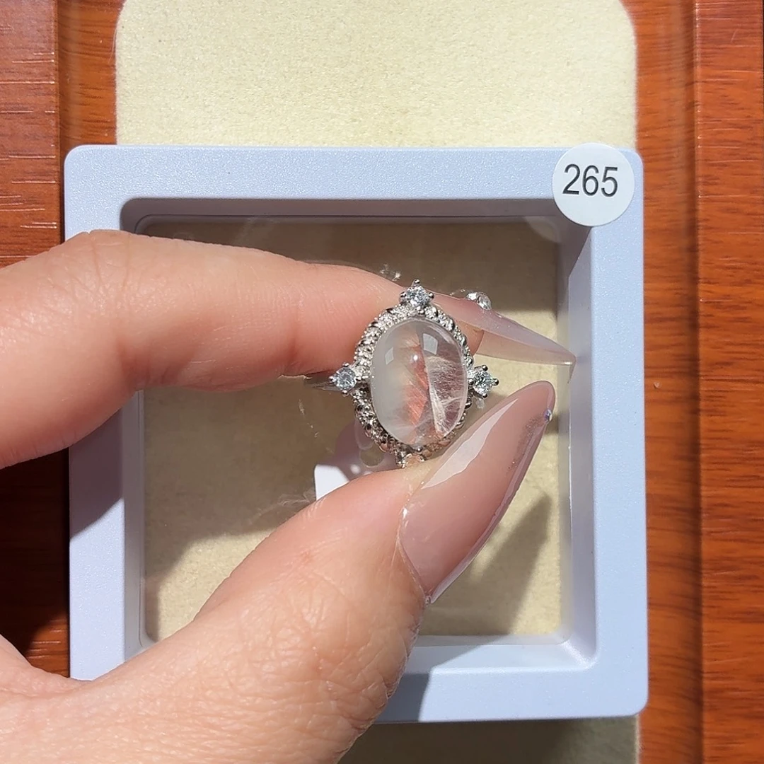 ****子银S925镶嵌水晶戒指