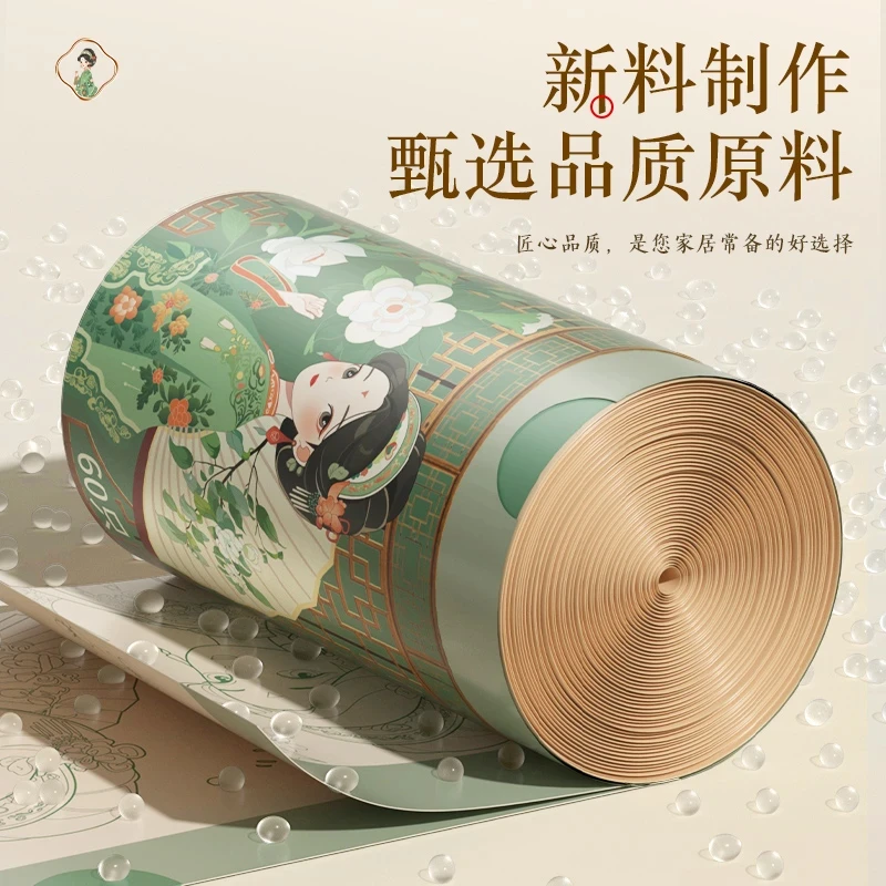 国风新中式免撕垃圾袋加厚一次性手提式家用厨房不脏手大号办公室