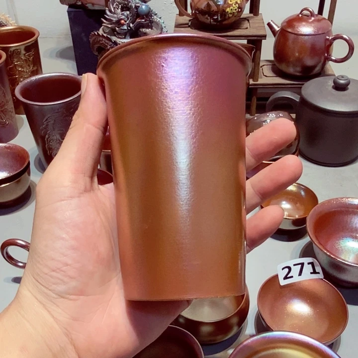 柴烧茶具陶瓷杯子