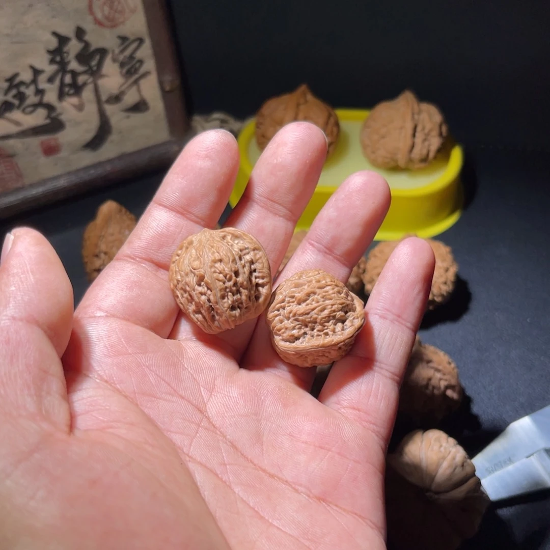 文玩核桃把件?**.磨盘
