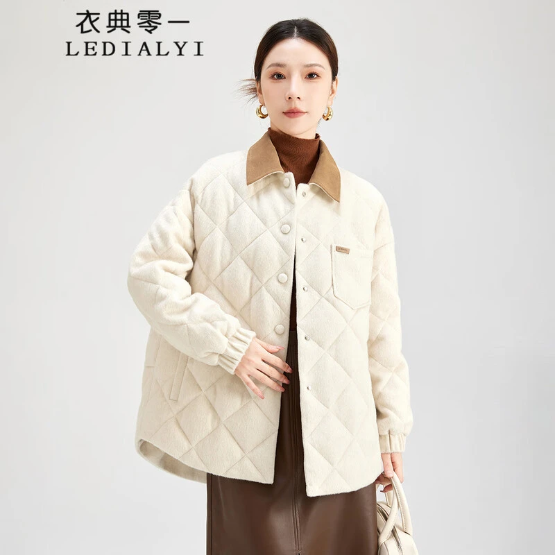 高奢大牌鹅绒大衣女中长款翻领气质减龄妈妈冬季保暖羽绒服外套