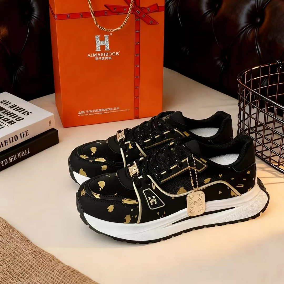 【男女同款】AIMASIB0GE爱马斯格博2025新款皮面厚底轻奢时尚鞋