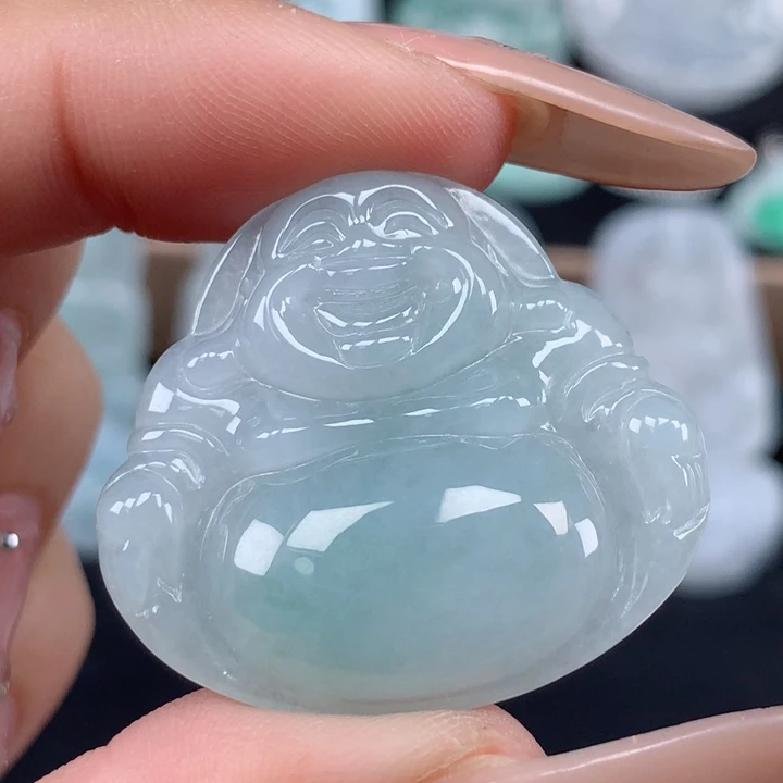 颈饰未镶嵌翡翠佛公
