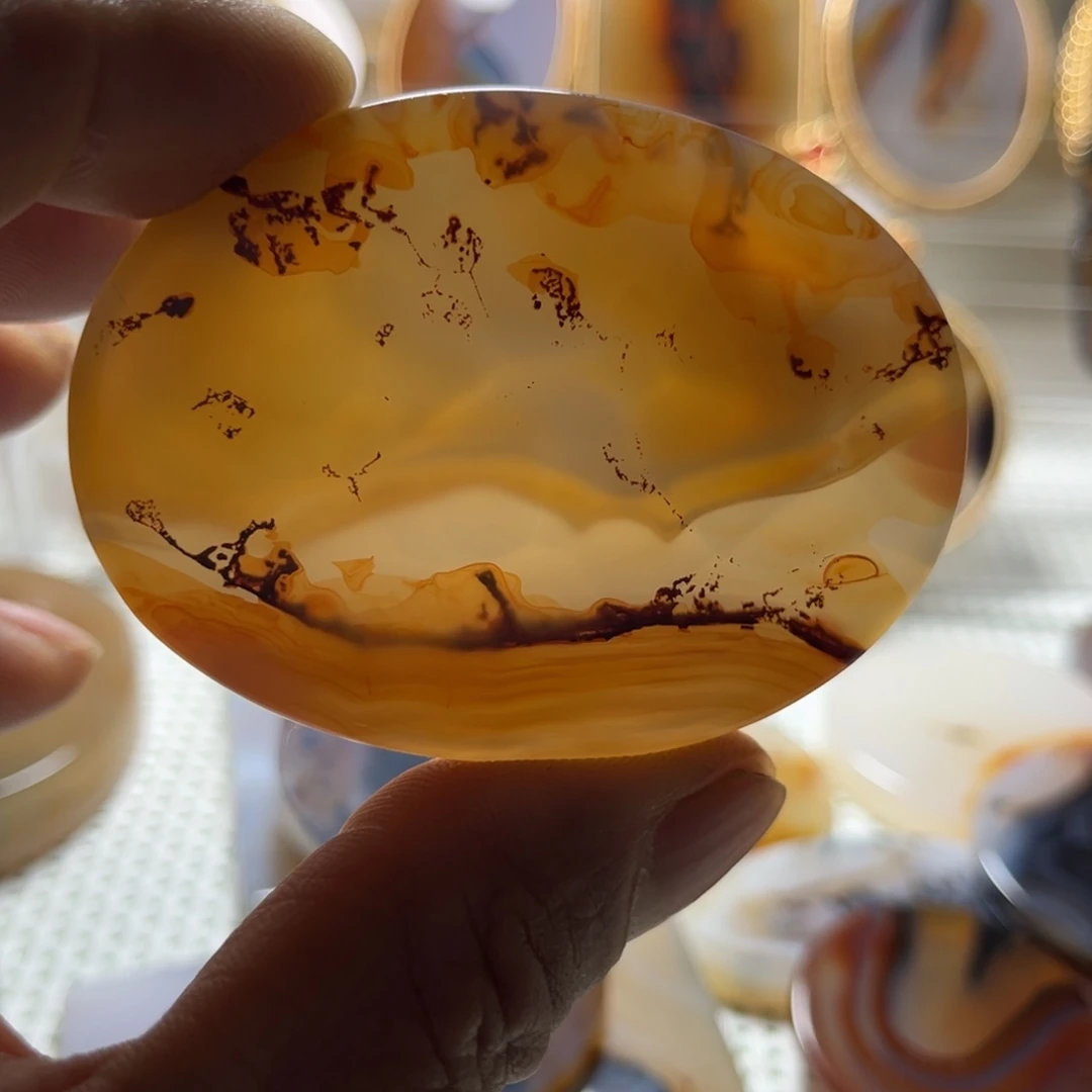 玛瑙/玉髓未镶嵌吊坠(不含链)