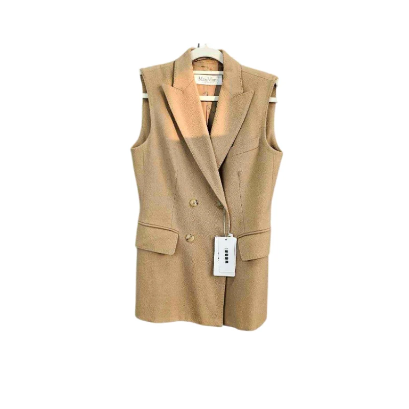 95新 MaxMara CZF0523/maxmara/maxmara/毛呢马甲/尺码36