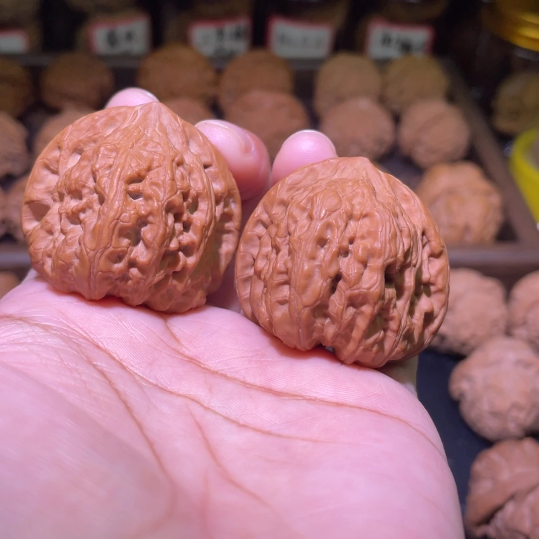把件文玩核桃凹底