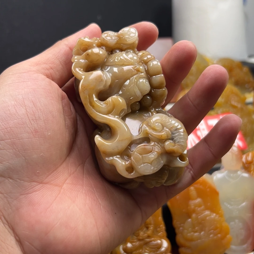 石英质玉（黄龙玉）未镶嵌多选一发货