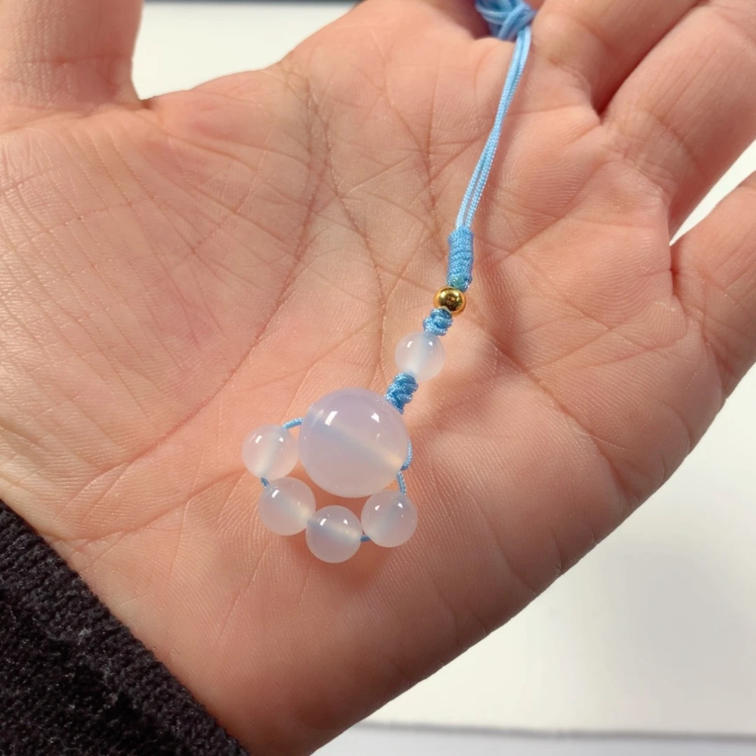 玛瑙/玉髓颈饰合金挂饰