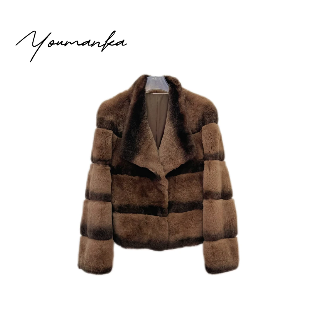 轻奢立领龙猫兔外套 607 55公分