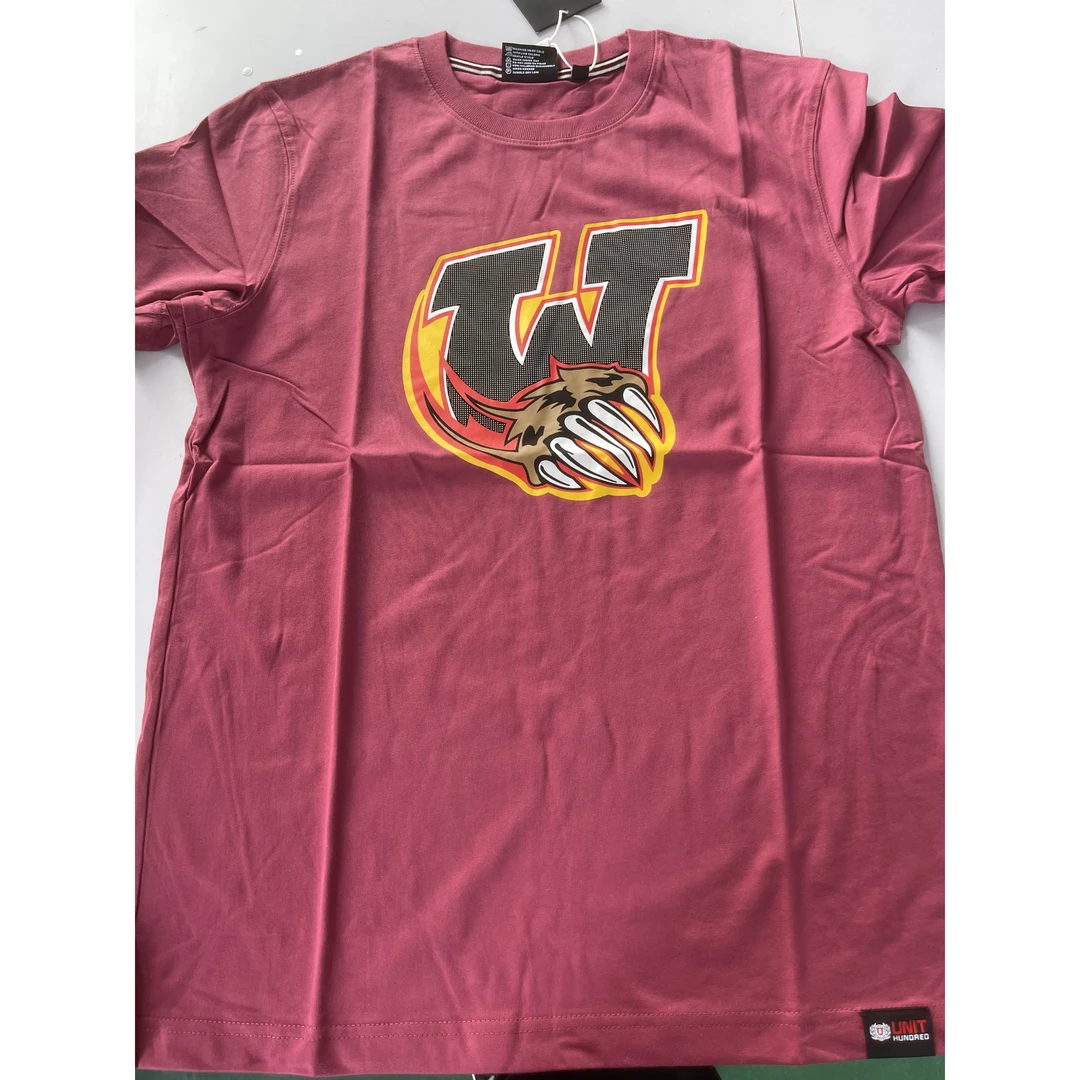 CF20571#  欧版宽松纯棉夏季印花情侣同款圆领短袖