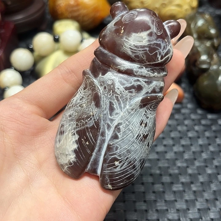 滴血莲花菩提把件